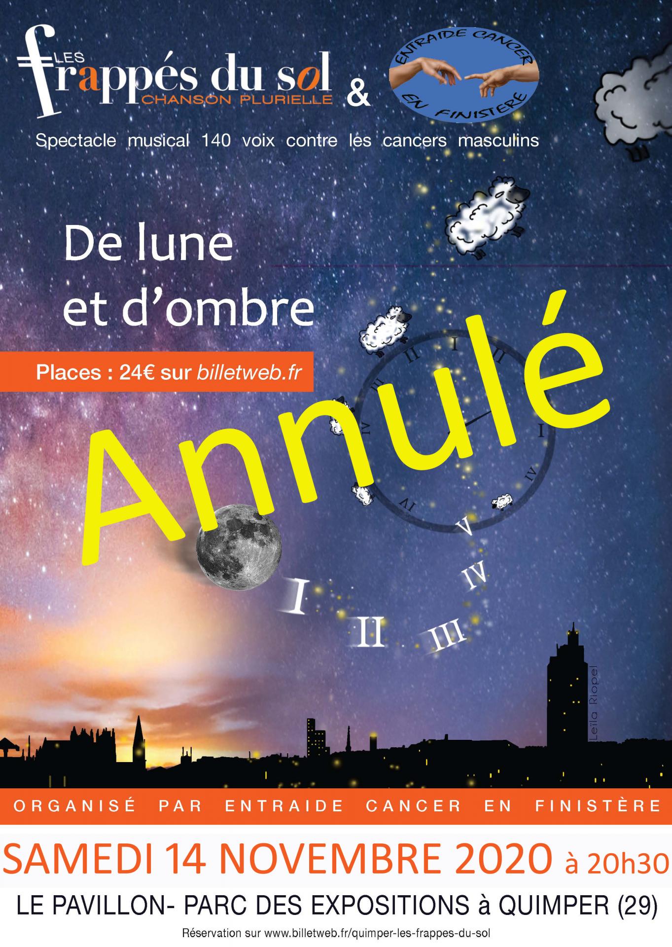 Prochain spectacle à Quimper